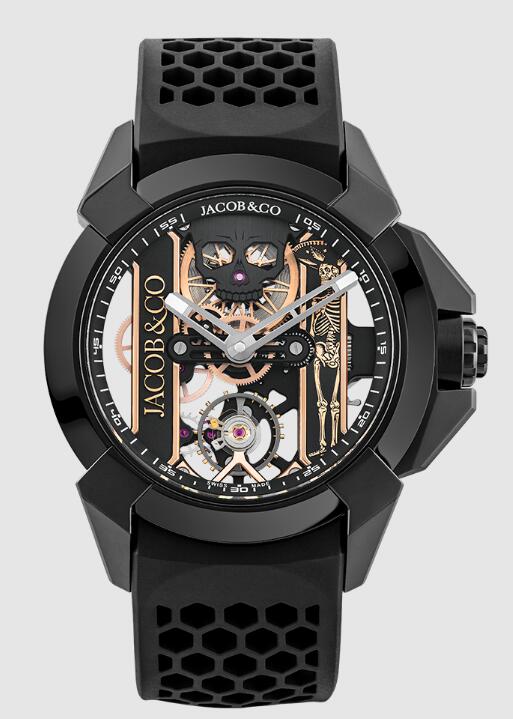 Jacob & Co EX120.11.AG.AA.ABRUA EPIC X VIVA LA VIDA BLACK L.E. 2023 replica watch